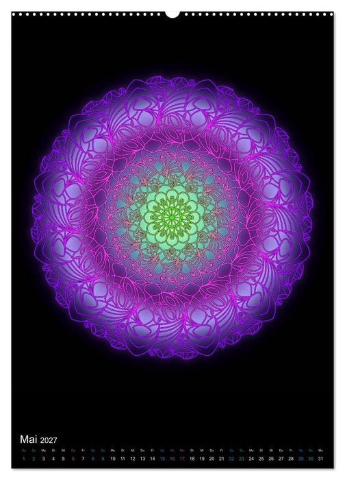 Mandala-Kalender 2027 (CALVENDO Wandkalender 2027)