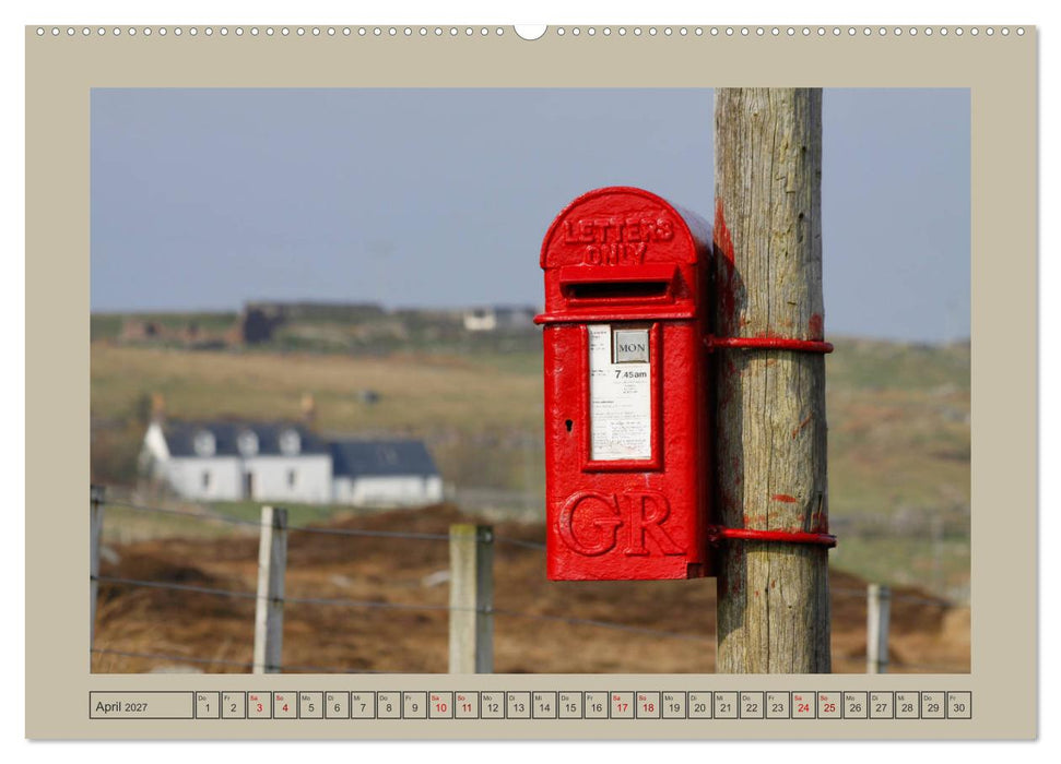 Sie haben Post - Briefkästen in Schottland (CALVENDO Premium Wandkalender 2027)