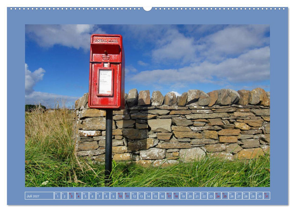 Sie haben Post - Briefkästen in Schottland (CALVENDO Premium Wandkalender 2027)