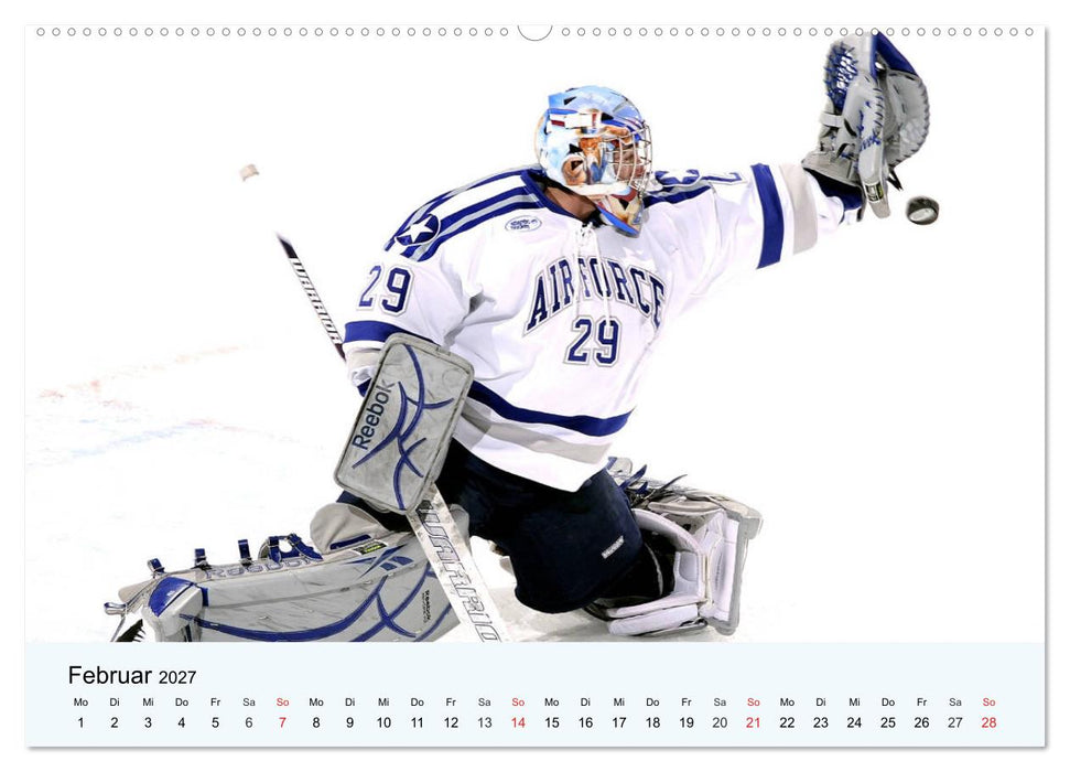 Eishockey. Dynamik, Athletik und Präzision! (CALVENDO Wandkalender 2027)
