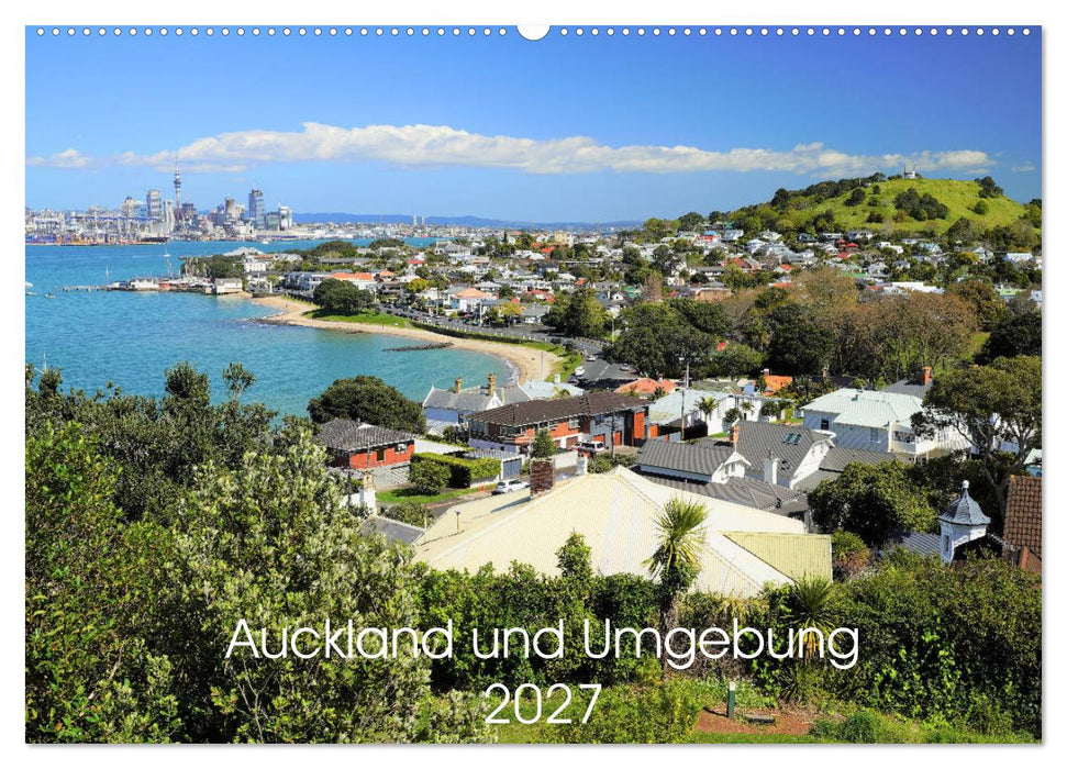 Auckland und Umgebung 2027 (CALVENDO Wandkalender 2027)