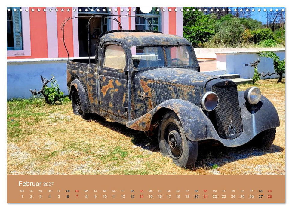 Alte Autos aus Europa (CALVENDO Wandkalender 2027)