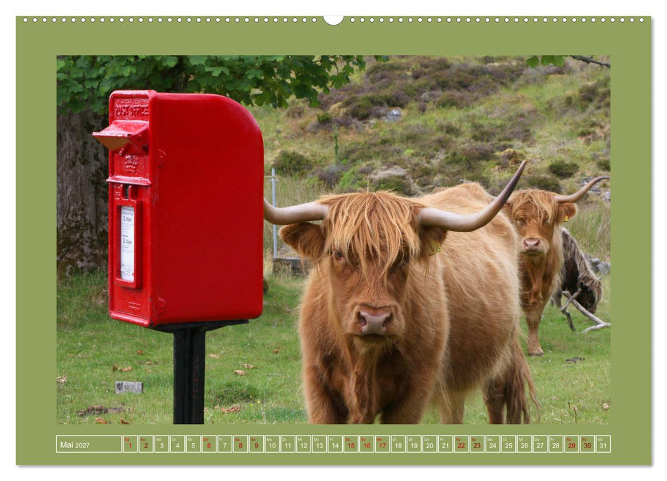 Sie haben Post - Briefkästen in Schottland (CALVENDO Wandkalender 2027)