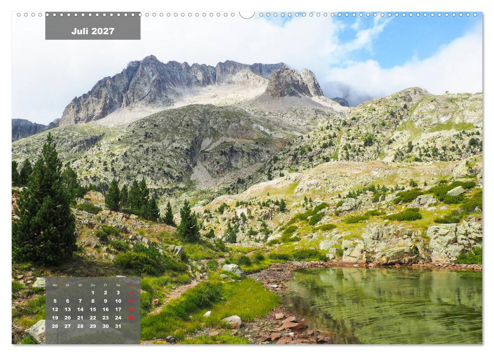 Die wilden Pyrenäen (CALVENDO Premium Wandkalender 2027)