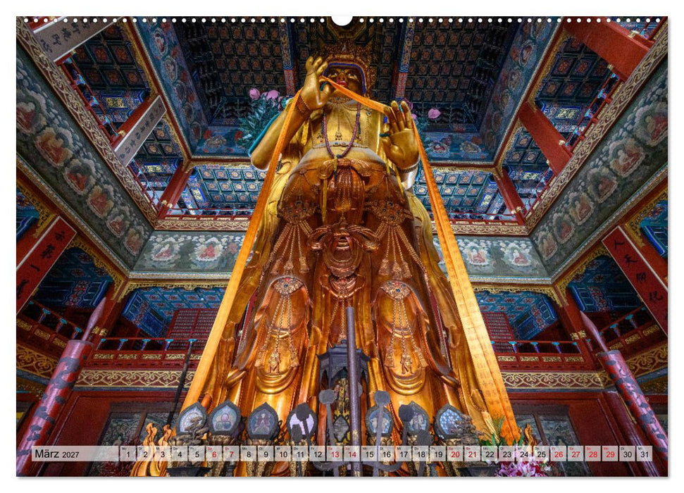 Metropolen Chinas - Peking, Shanghai, Hongkong (CALVENDO Premium Wandkalender 2027)