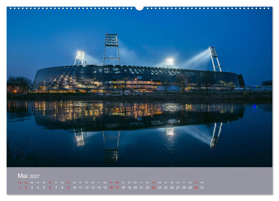 Nachts in Bremen (CALVENDO Premium Wandkalender 2027)
