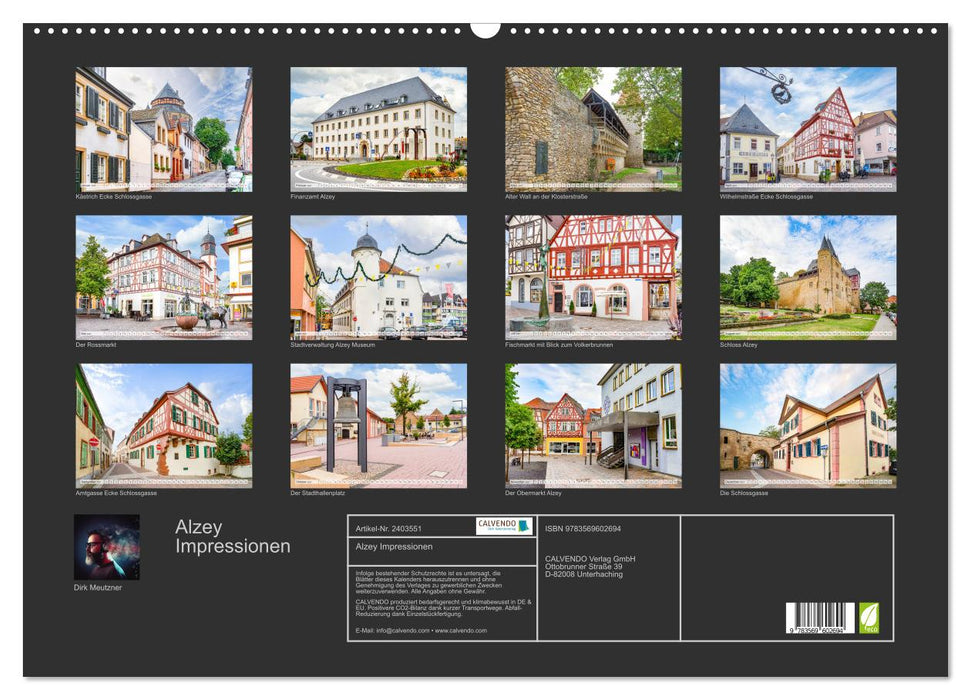 Alzey Impressionen (CALVENDO Wandkalender 2027)