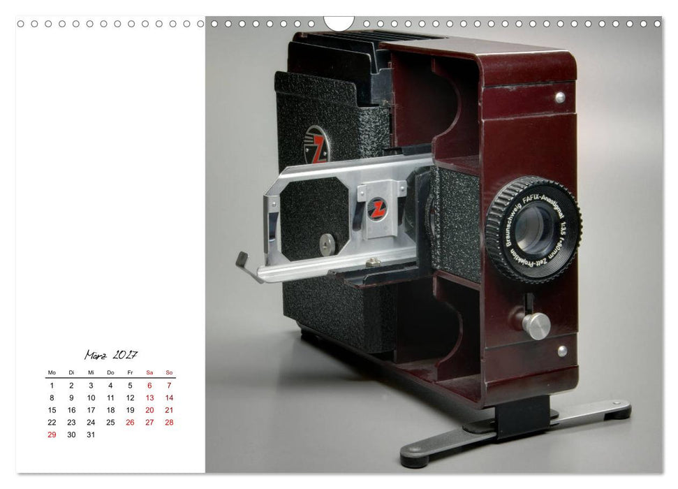 Alte Schätze - Kameras und Projektoren (CALVENDO Wandkalender 2027)