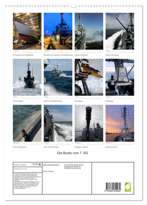 Die Boote vom 7. SG (CALVENDO Premium Wandkalender 2027)