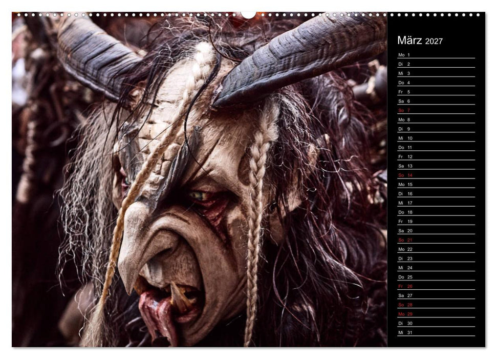 Krampus Kalender 2027 (CALVENDO Wandkalender 2027)