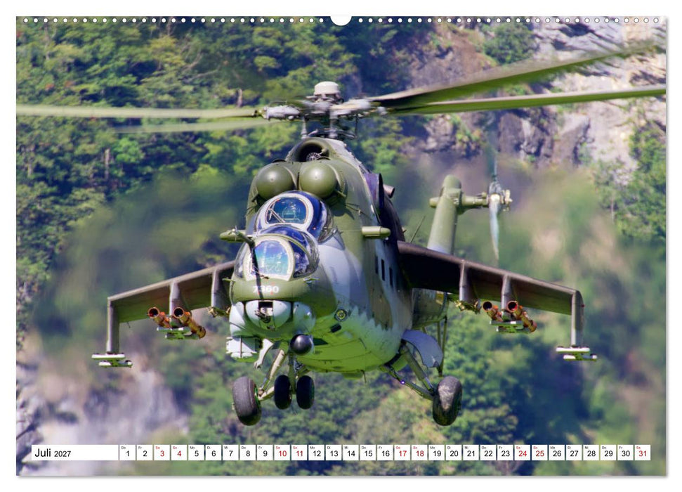 Hubschrauber in Action (CALVENDO Premium Wandkalender 2027)