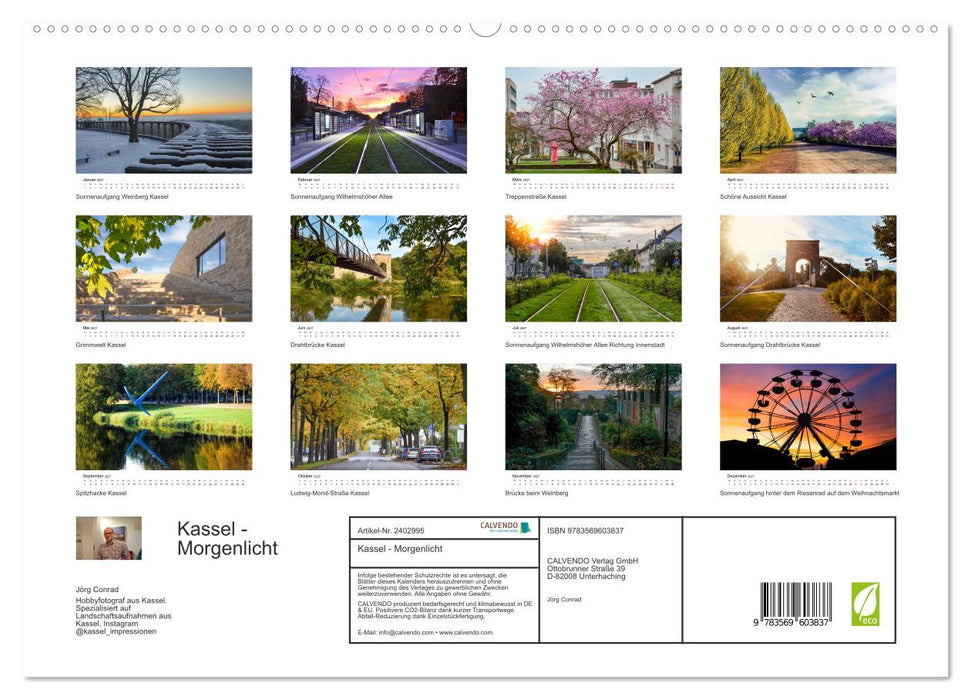 Kassel - Morgenlicht (CALVENDO Wandkalender 2027)