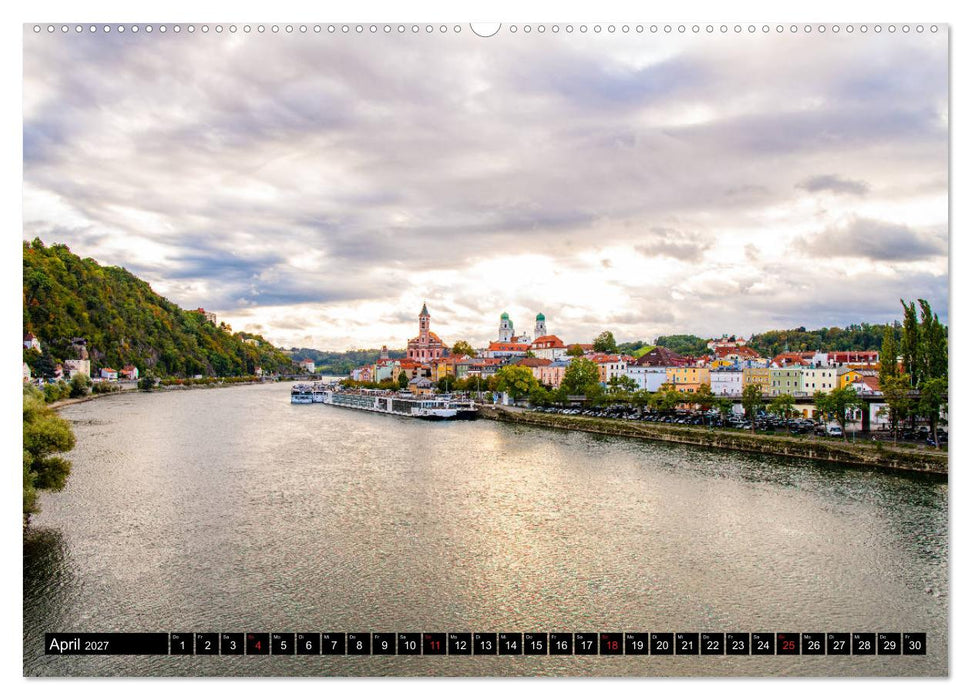 Passau - Die Dreiflüssestadt (CALVENDO Wandkalender 2027)