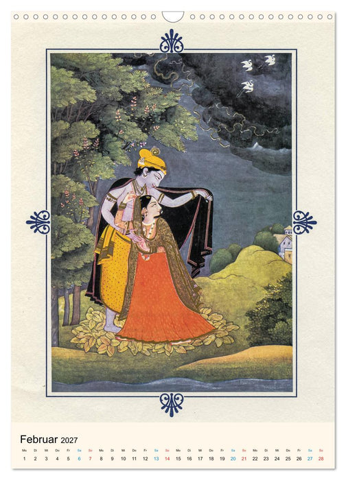 Indische Miniaturen (CALVENDO Wandkalender 2027)
