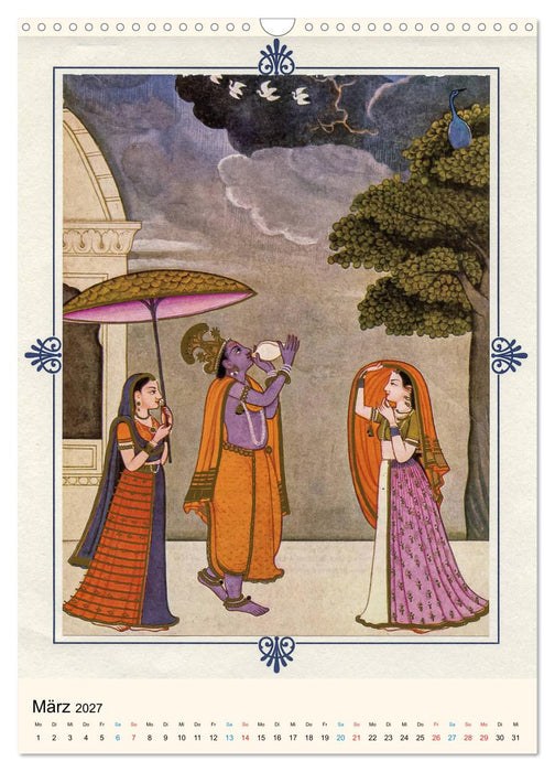Indische Miniaturen (CALVENDO Wandkalender 2027)