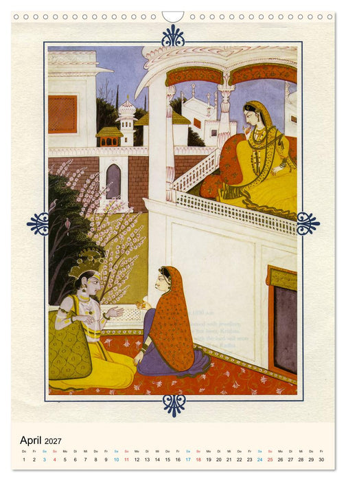 Indische Miniaturen (CALVENDO Wandkalender 2027)