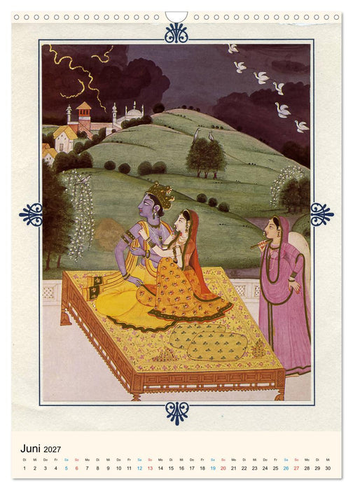 Indische Miniaturen (CALVENDO Wandkalender 2027)