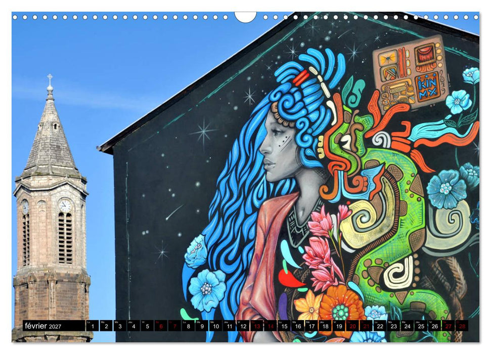 L'art des murs (CALVENDO Calendrier mensuel 2027)