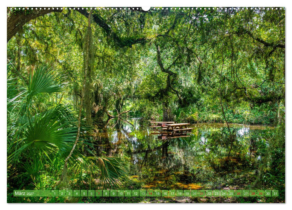 Florida - Sonnige Strände und magische Sümpfe (CALVENDO Premium Wandkalender 2027)