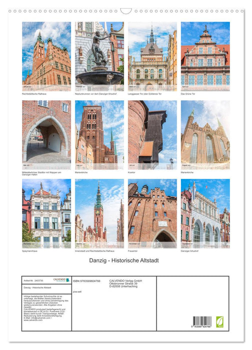 Danzig - Historische Altstadt (CALVENDO Wandkalender 2027)