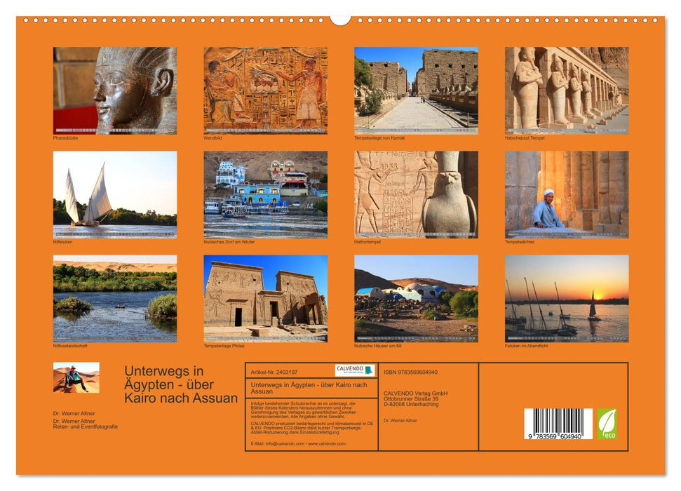 Unterwegs in Ägypten - über Kairo nach Assuan (CALVENDO Premium Wandkalender 2027)