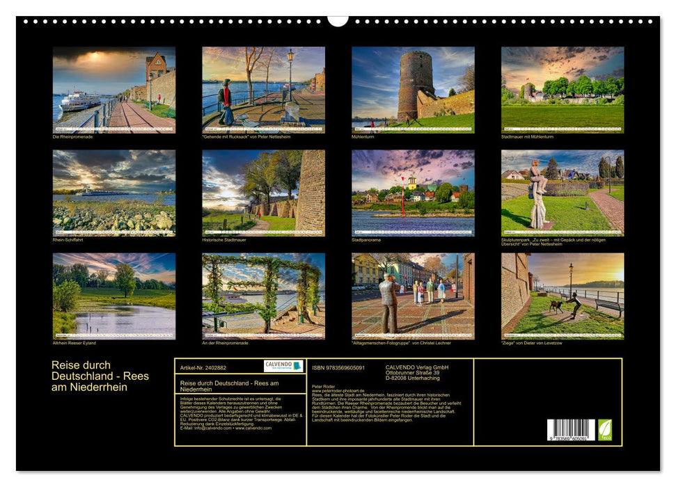 Reise durch Deutschland - Rees am Niederrhein (CALVENDO Wandkalender 2027)