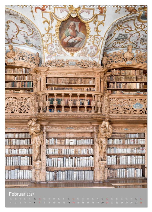 Waldsassen Stiftsbibliothek (CALVENDO Wandkalender 2027)