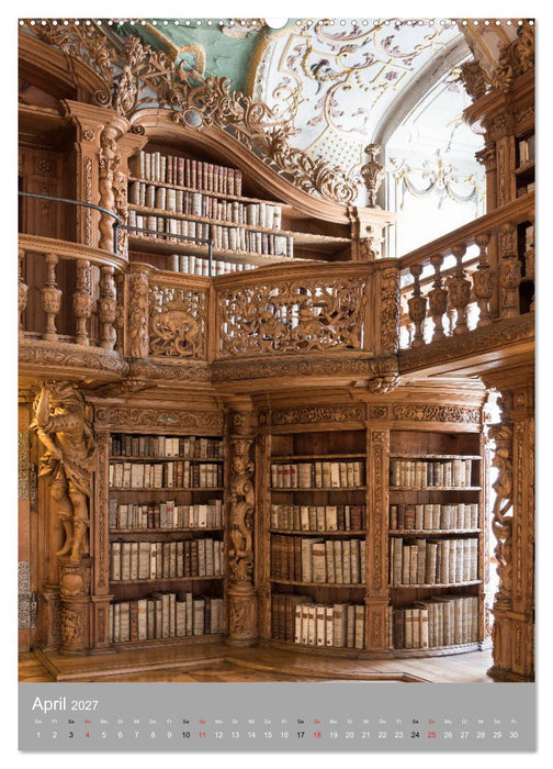 Waldsassen Stiftsbibliothek (CALVENDO Wandkalender 2027)