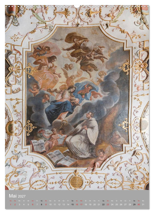 Waldsassen Stiftsbibliothek (CALVENDO Wandkalender 2027)