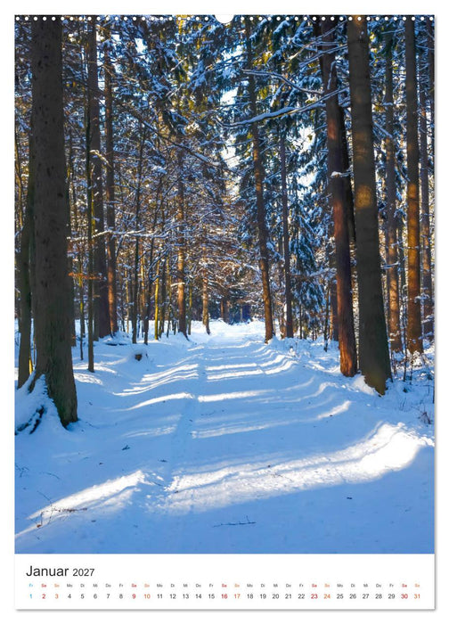 Herrliche Wanderwege (CALVENDO Premium Wandkalender 2027)