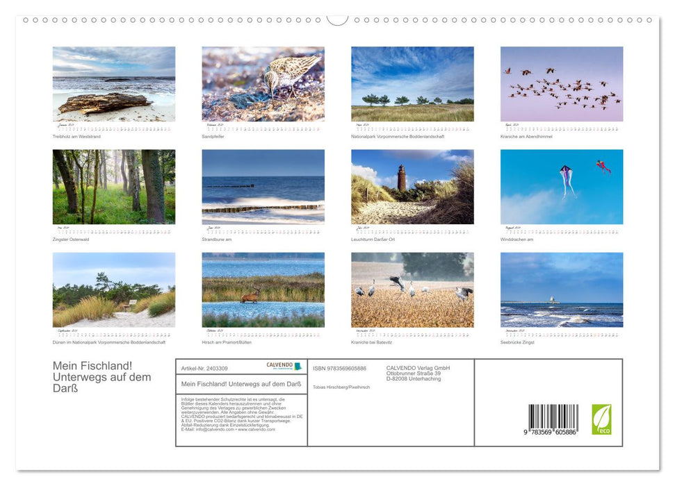 Mein Fischland! Unterwegs auf dem Darß (CALVENDO Premium Wandkalender 2027)