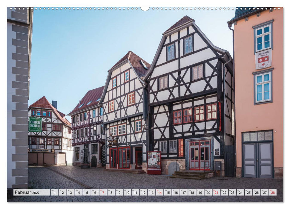 Fachwerk in Schmalkalden (CALVENDO Premium Wandkalender 2027)