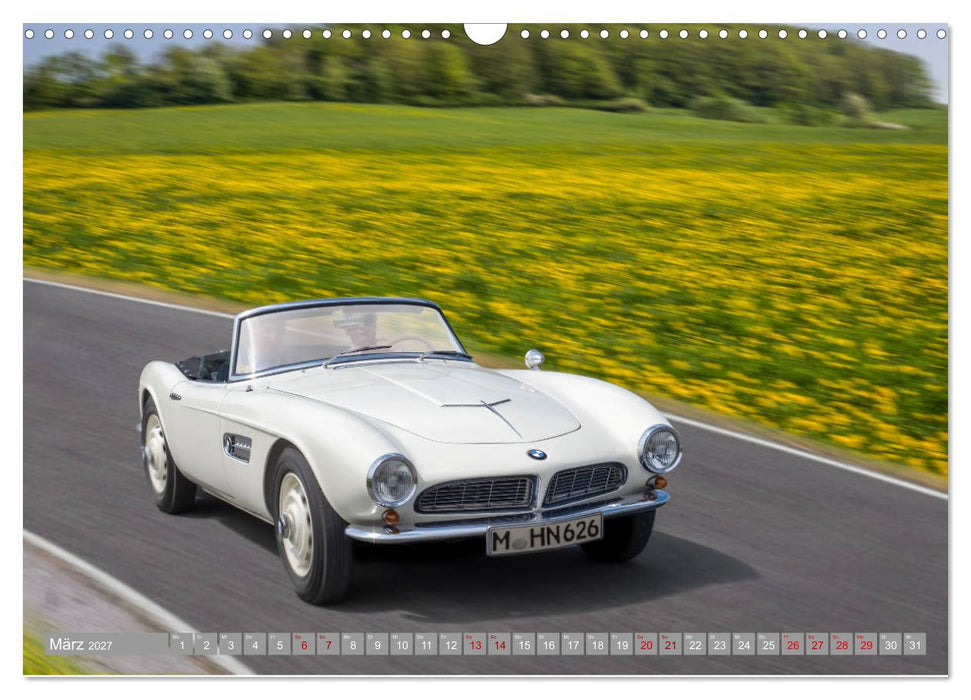 on the road Classic Cabrios (CALVENDO Wandkalender 2027)