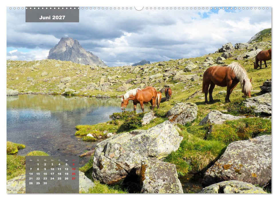 Die wilden Pyrenäen (CALVENDO Wandkalender 2027)