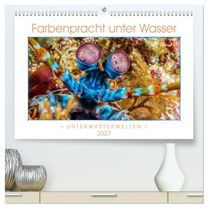 Farbenpracht unter Wasser (CALVENDO Premium Wandkalender 2027)