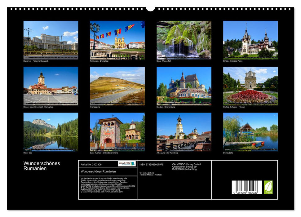 Wunderschönes Rumänien (CALVENDO Premium Wandkalender 2027)
