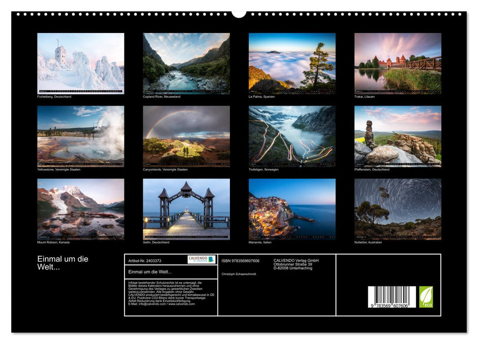 Einmal um die Welt... (CALVENDO Premium Wandkalender 2027)
