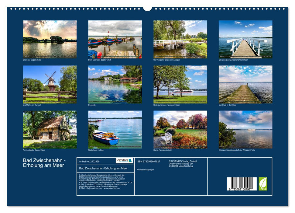Bad Zwischenahn - Erholung am Meer (CALVENDO Premium Wandkalender 2027)