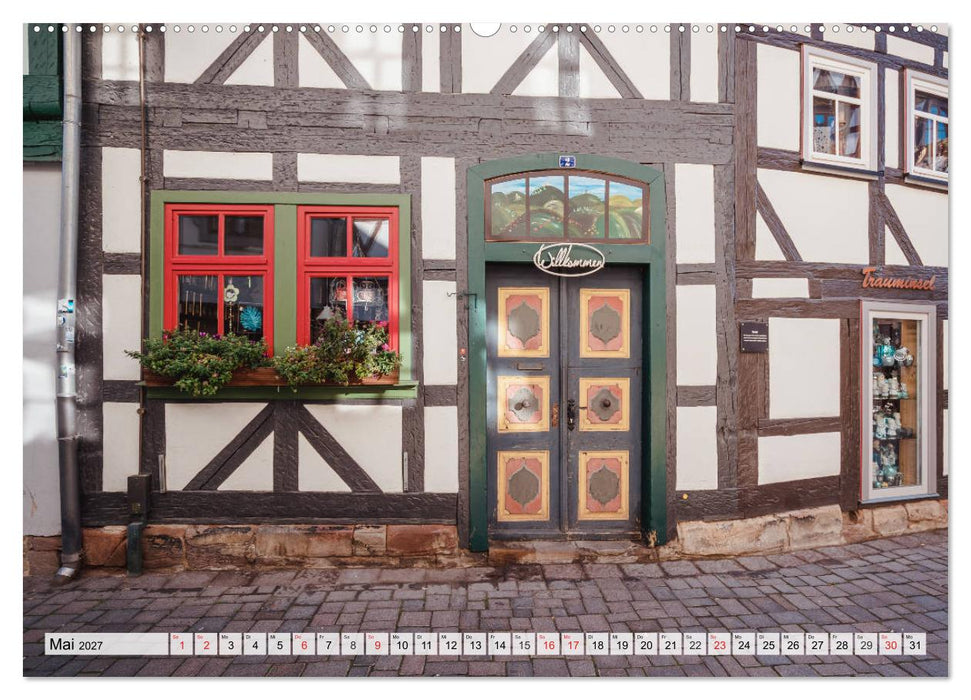 Fachwerk in Schmalkalden (CALVENDO Wandkalender 2027)