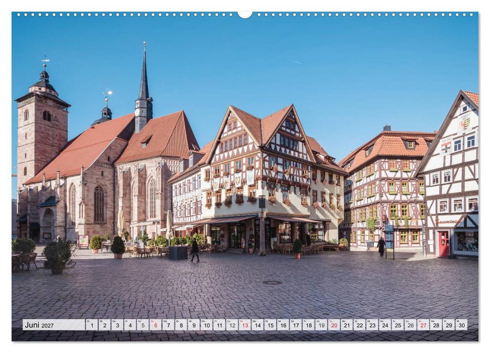 Fachwerk in Schmalkalden (CALVENDO Wandkalender 2027)