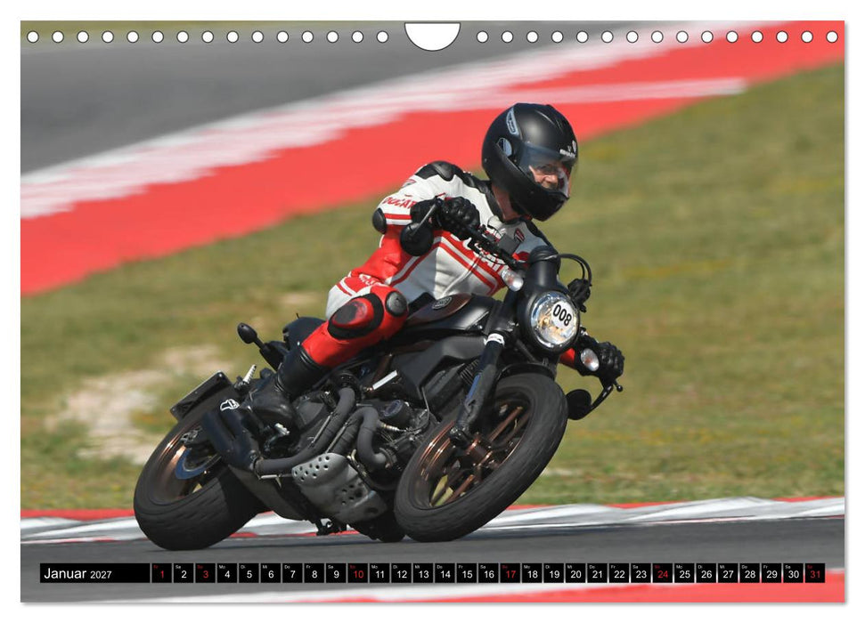 Scrambler Motorräder Individuell - Stylisch - Abenteuerlich (CALVENDO Wandkalender 2027)