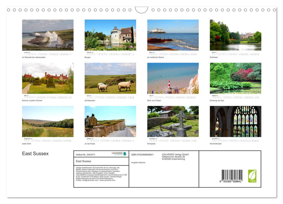 East Sussex (CALVENDO Wandkalender 2027)