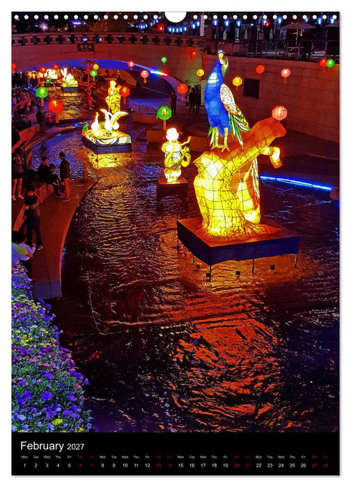 IMAGES OF SOUTH KOREA, THE LAND OF THE MORNING CALM (CALVENDO Monthly Calendar 2027)