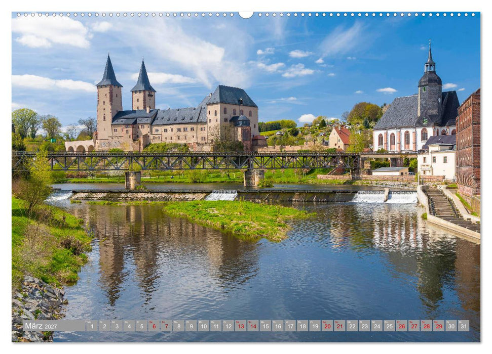 Zwickau und das Tal der Mulde (CALVENDO Wandkalender 2027)