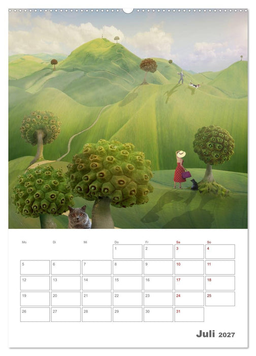 Surrealistische Reisen (CALVENDO Premium Wandkalender 2027)