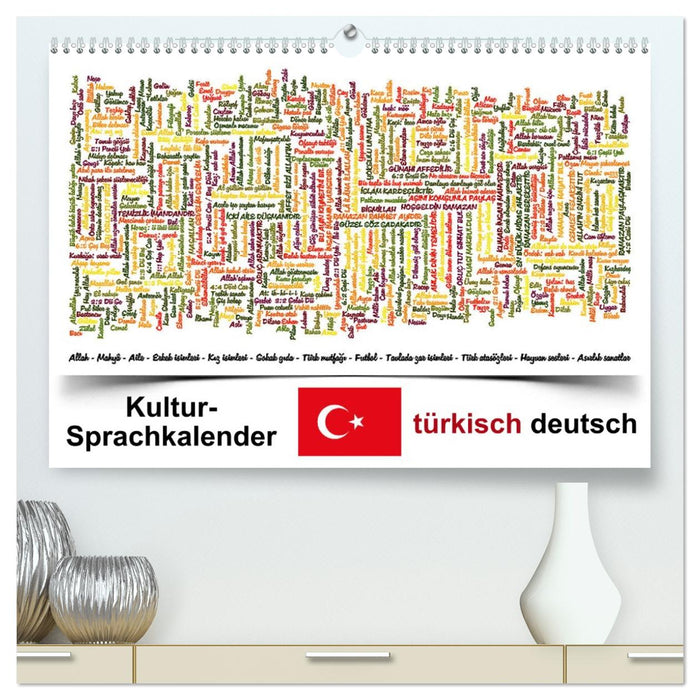 Kultur-Sprachkalender Türkisch-Deutsch (CALVENDO Premium Wandkalender 2027)