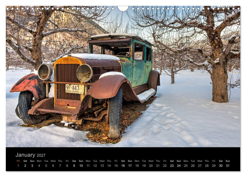 Classic Automotive Rust (CALVENDO Monthly Calendar 2027)