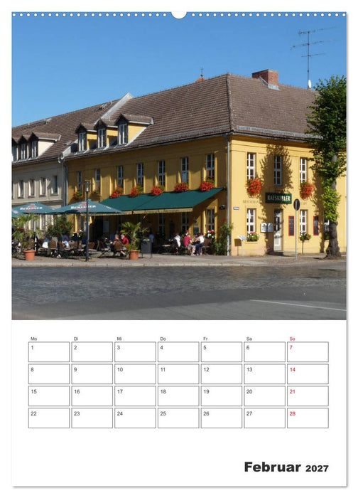 Rheinsberg mit Hafendorf (CALVENDO Wandkalender 2027)