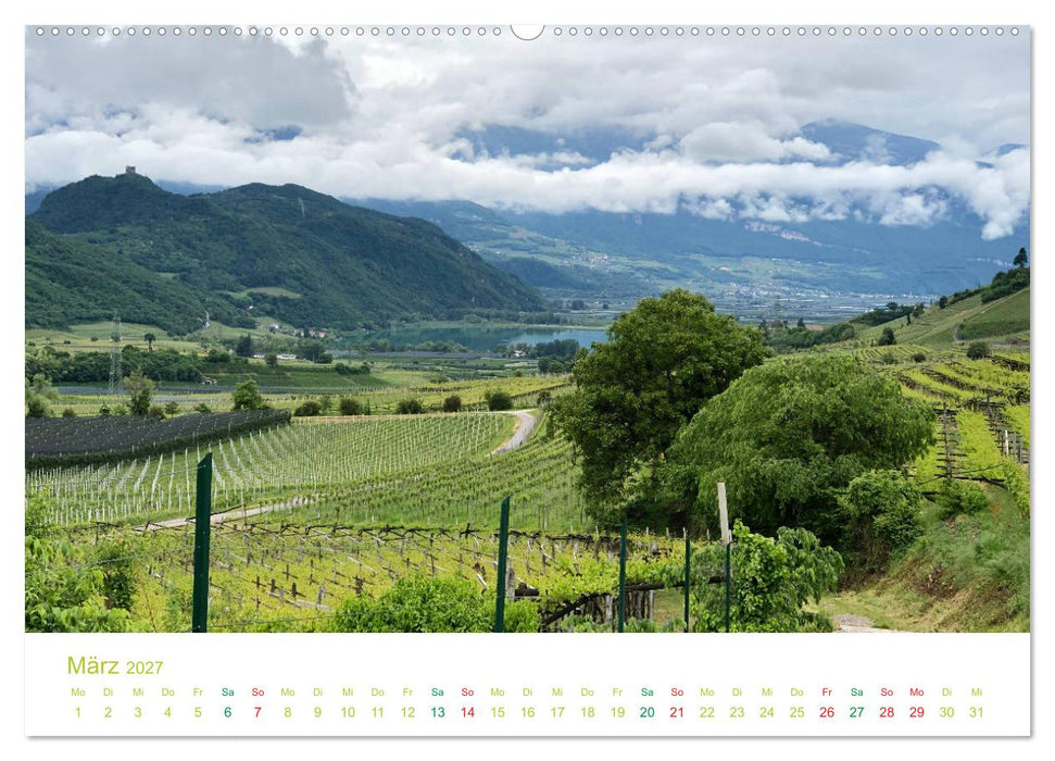 Der Kalterer See - Schönheit in Südtirols Süden (CALVENDO Premium Wandkalender 2027)