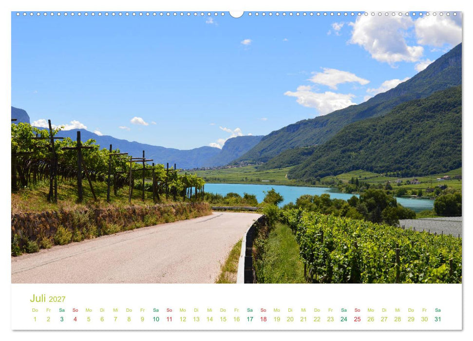 Der Kalterer See - Schönheit in Südtirols Süden (CALVENDO Premium Wandkalender 2027)